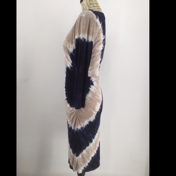 INC Inter. concepts  S Faux Wrap Tie -Dye Dress - Picture 6 of 8